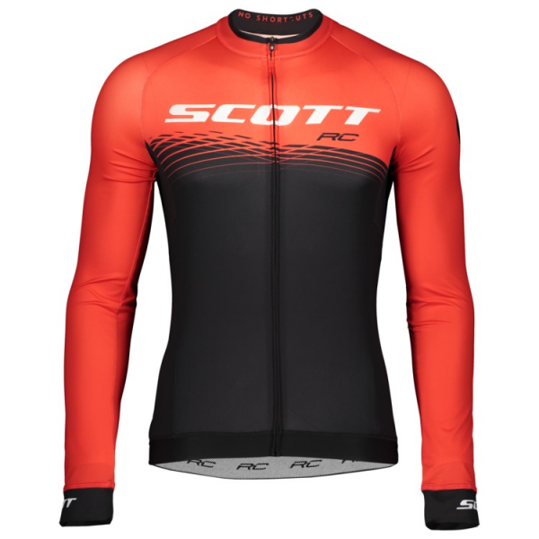 SCOTT RC PRO Fahrradbekleidung Radtrikot Langarm fiery red/black EZAGG SCOTT RC PRO Fahrradbekleidung Radtrikot Langarm fiery red/black EZAGG