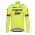 Trek Segafredo 2018 fluo gelb Fahrradbekleidung Radtrikot Langarm 4EO1S