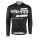 2016-2017 Nalini Fahrradbekleidung Radtrikot Langarm Schwarz weiß IXRMX