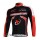 Subaru Peak Bar Teams Radtrikot Langarm Schwarz Rot 6ZKVA