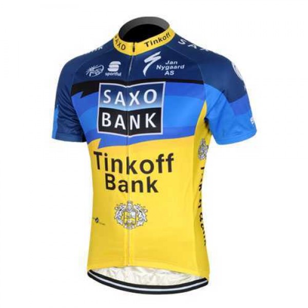 2013 Saxo Bank Tinkoff Pro Team outlet Fahrradtrikot Radsport blau gelb BC7GE 2013 Saxo Bank Tinkoff Pro Team outlet Fahrradtrikot Radsport blau gelb BC7GE