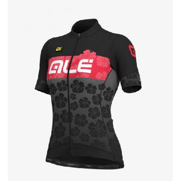 2020 Ale Ibisco Damen Radtrikot kurzarm Schwarz 2020 Ale Ibisco Damen Radtrikot kurzarm Schwarz