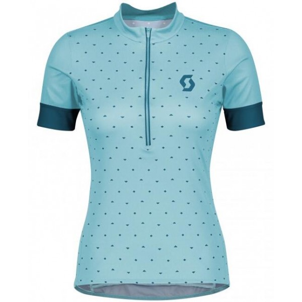 2020 Damen SCOTT Endurance 20 Radtrikot kurzarm Blau 2020 Damen SCOTT Endurance 20 Radtrikot kurzarm Blau