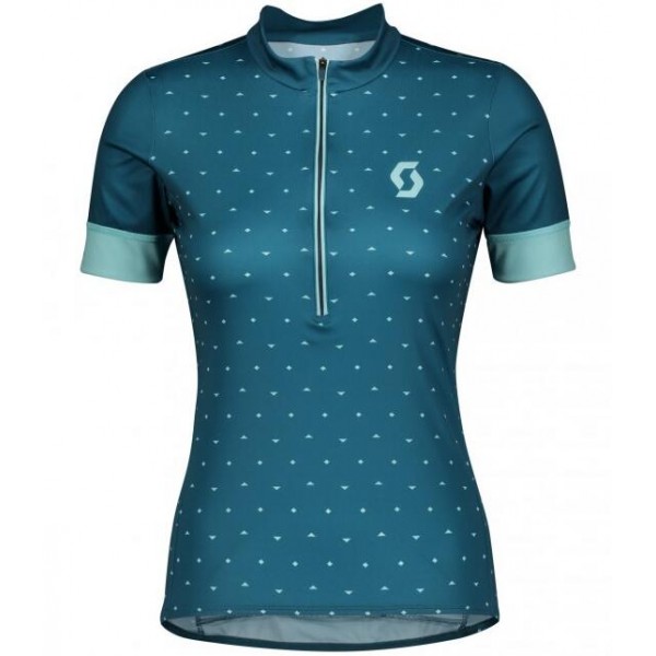 2020 Damen SCOTT Endurance 20 Radtrikot kurzarm Dunkelblau