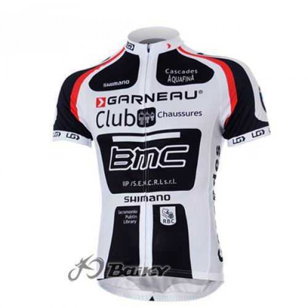BMC Garneau Teams Fahrradtrikot Radsport weiß VJW7F BMC Garneau Teams Fahrradtrikot Radsport weiß VJW7F