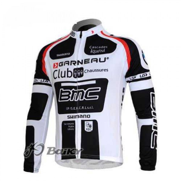 BMC Garneau Teams Radtrikot Langarm weiß Schwarz Q9BXD BMC Garneau Teams Radtrikot Langarm weiß Schwarz Q9BXD