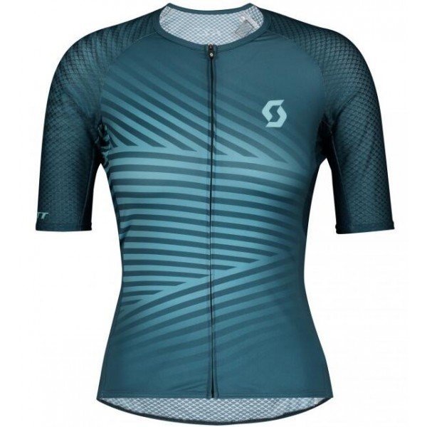 Damen SCOTT RC Premium Climber 2020 Radtrikot kurzarm Blau Damen SCOTT RC Premium Climber 2020 Radtrikot kurzarm Blau