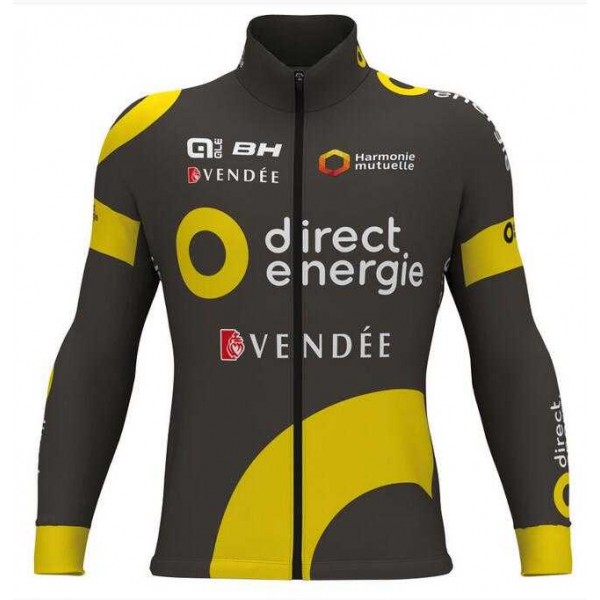 2017 Direct Energie Fahrradbekleidung Set Langarmtrikot UZ7VC 2017 Direct Energie Fahrradbekleidung Set Langarmtrikot UZ7VC