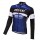 2016 Etixx-Quick Step Fahrradbekleidung Radtrikot Langarm vliezen Schwarz blau UNYGS
