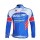 Omega Pharma-Quick Step innergetic Radtrikot Langarm blau weiß OTJ5R