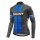 2016-2017 Giant Fahrradbekleidung Radtrikot Langarmen blau Schwarz 01 QRRI8