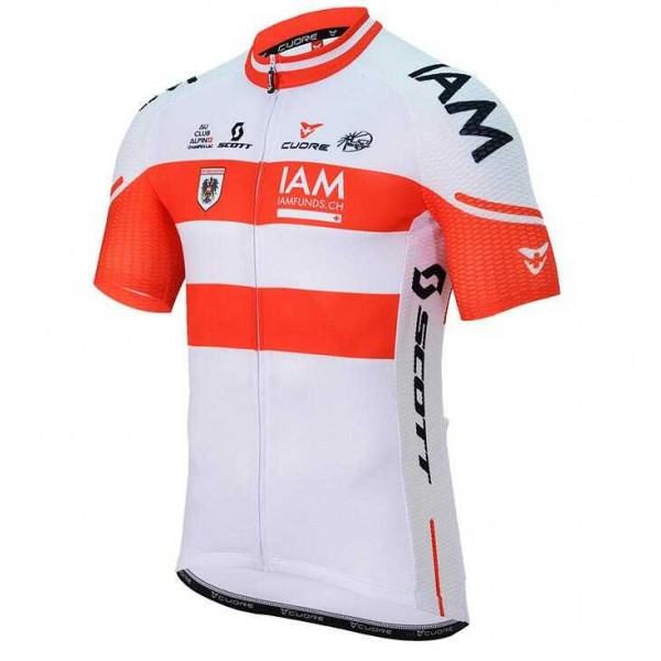 2016 IAM Fahrradtrikot Radsport Rot weiß JSYIW 2016 IAM Fahrradtrikot Radsport Rot weiß JSYIW