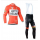 2014 Lotto Belisol Fahrradbekleidung Set Langarmtrikot+Lange Trägerhose MG799