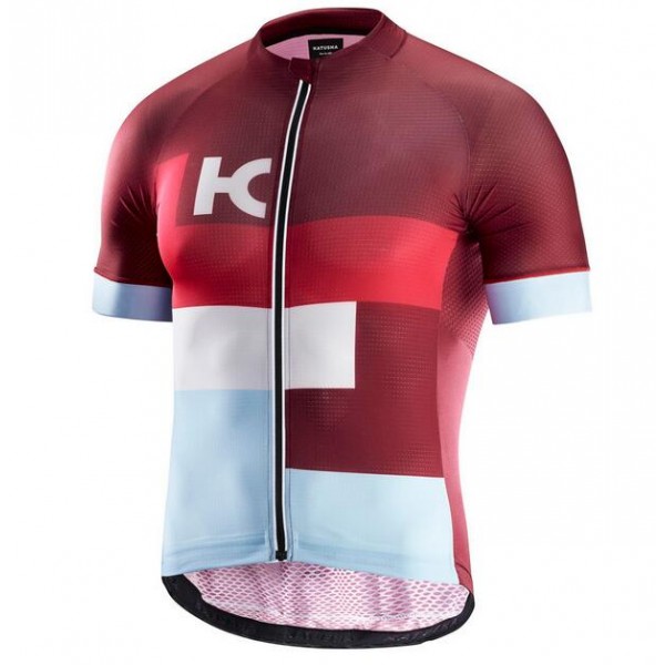 2018 Katusha Superlight Rot Fahrradbekleidung Radtrikot JOVZV 2018 Katusha Superlight Rot Fahrradbekleidung Radtrikot JOVZV