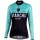 BIANCHI MILANO TERMENO Damen Schwarz/celeste Fahrradbekleidung Radtrikot Langarm UD7T8