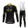 Mitchelton Scott 2018 Fahrradbekleidung Set Langarmtrikot+Lange Trägerhose TGX0J