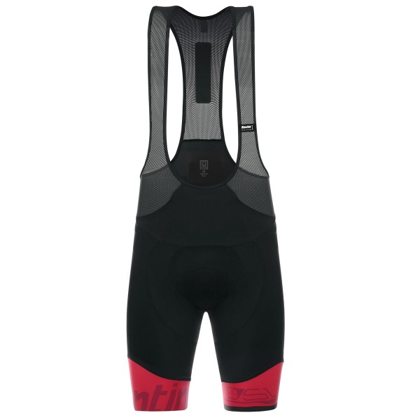 Santini Sleek 99 Rot Kurz Trägerhose QMIV5 Santini Sleek 99 Rot Kurz Trägerhose QMIV5