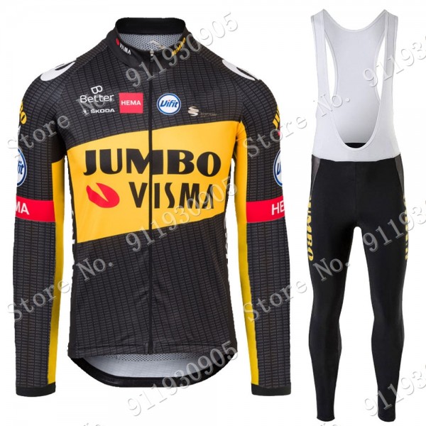Jumbo Visma Tour De France 2021 Fahrradbekleidung Radtrikot Satz Langarm Und Lange Radhose 422 mVHWU Jumbo Visma Tour De France 2021 Fahrradbekleidung Radtrikot Satz Langarm Und Lange Radhose 422 mVHWU