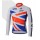Teams Sky Great Britain Regno Unito Fahrradbekleidung Radtrikot Langarmen Z18ZK