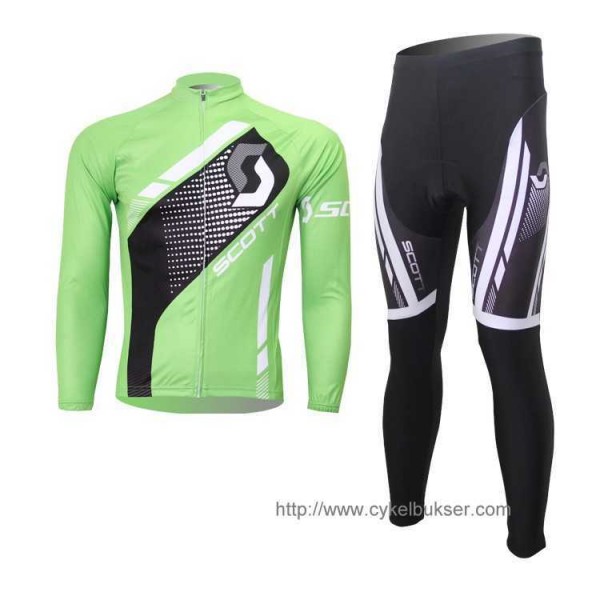 SCOTT Helium Fahrradbekleidung Set Langarmtrikot+Lange Radhose JO3CZ SCOTT Helium Fahrradbekleidung Set Langarmtrikot+Lange Radhose JO3CZ