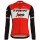 Trek Segafredo 2019 Rot Fahrradbekleidung Radtrikot Langarm UOLAG