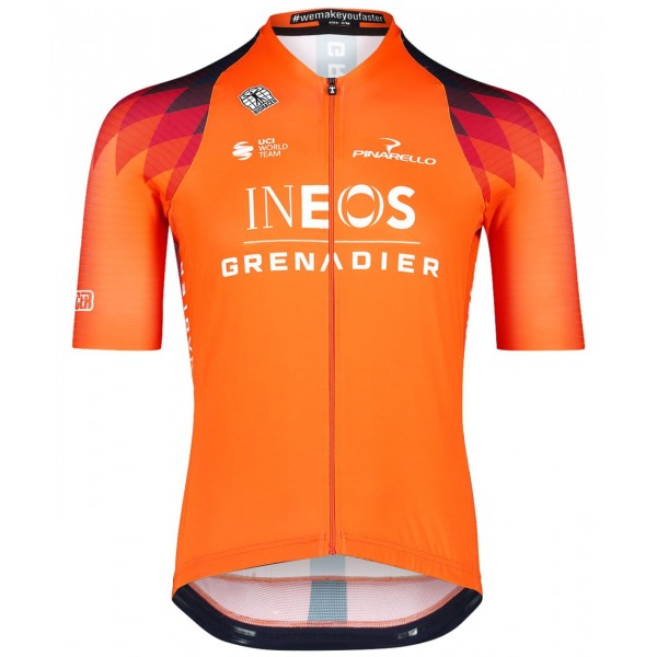 INEOS GRENADIERS 2023 training edition ICON Radtrikot kurzarm(langer RV)-Radsport-Profi-Team INEOS GRENADIERS 2023 training edition ICON Radtrikot kurzarm(langer RV)-Radsport-Profi-Team