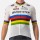 Quick Step-Alpha Vinyl Straßenrad Weltmeister Regenbogentrikot 2022 Competizione Radtrikot kurzarm-Radsport-Profi-Team